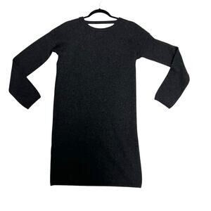 NWT 360 Cashmere Women's Gray V Back Sweater Dress Size Medium